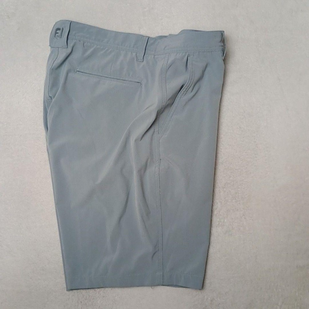 FootJoy Shorts Mens 36 Gray 9" Golf Performance Stretch Pockets Tech Work FJ